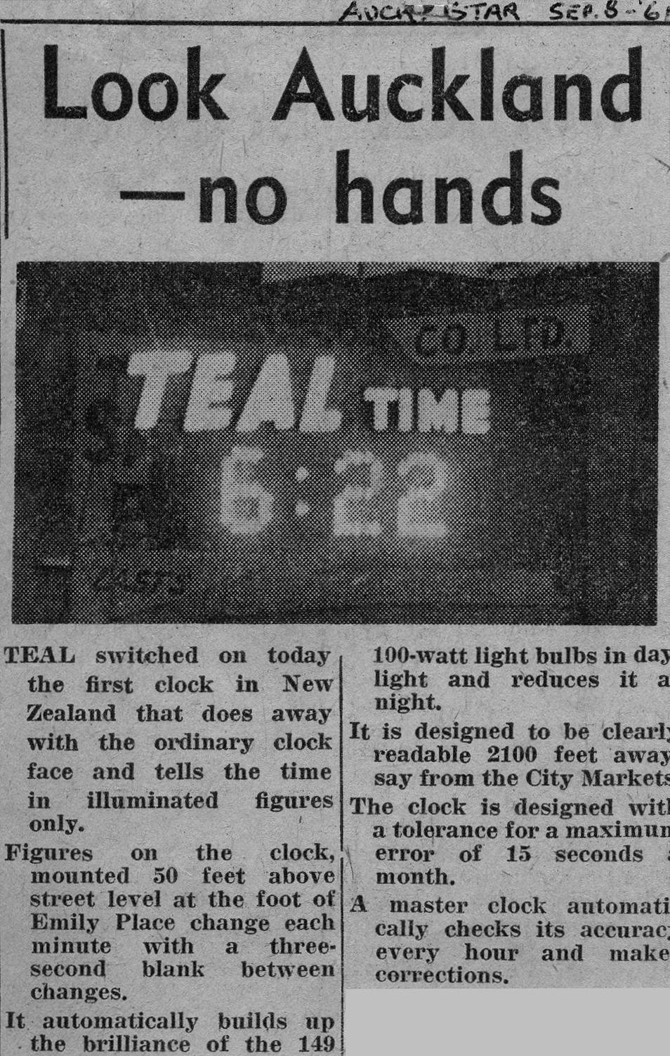 Auckland Star Sept 8 1961